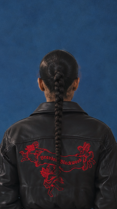 Leather Puffer Jacket