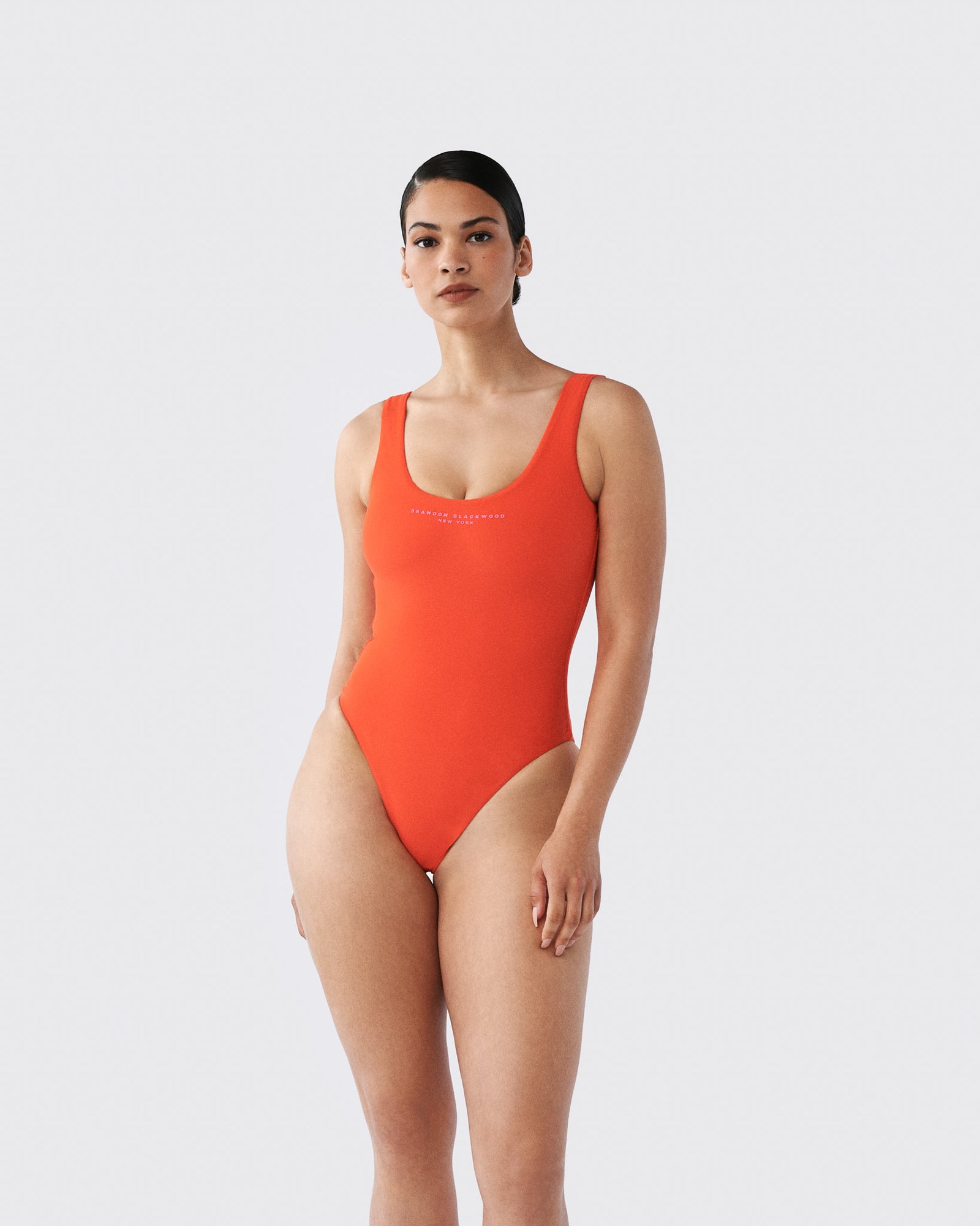 Logo One-Piece Swimsuit