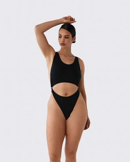Cutout One-Piece Swimsuit thumbnail 2