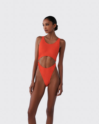 Cutout One-Piece Swimsuit thumbnail 6