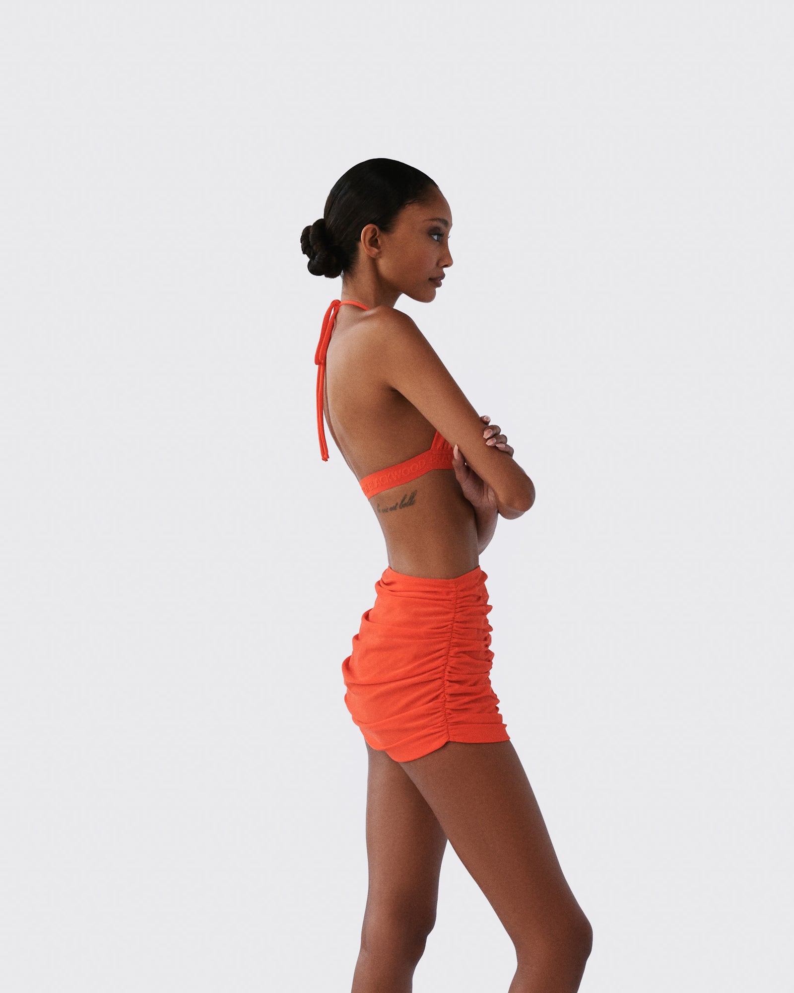 Ruched Swim Skirt