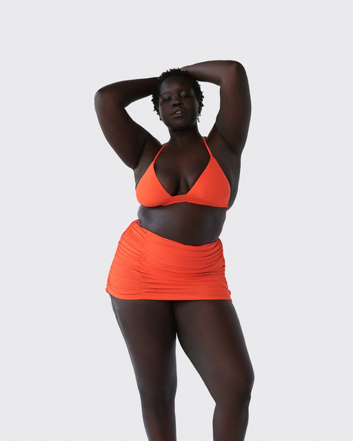 Ruched Swim Skirt
