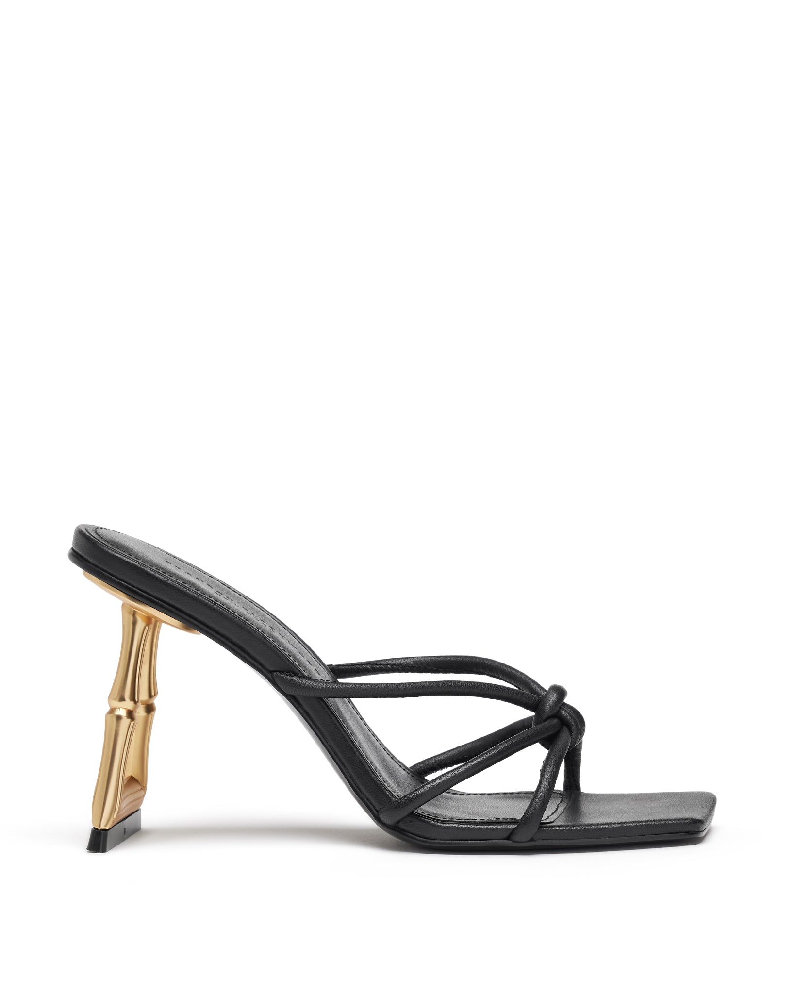 Bamboo B Heel Sandal – Brandon Blackwood New York