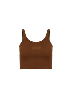 Logo Crop Tank Top