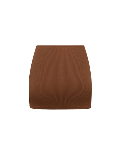 Ribbed Mid Rise Skirt thumbnail 2