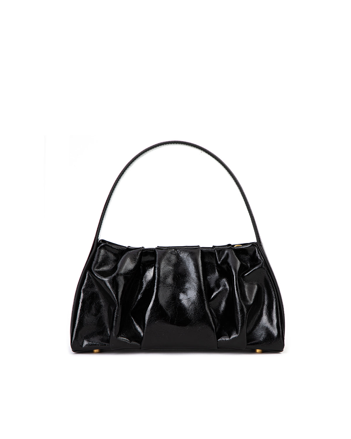 Camille Ruched Leather Bag – ELF