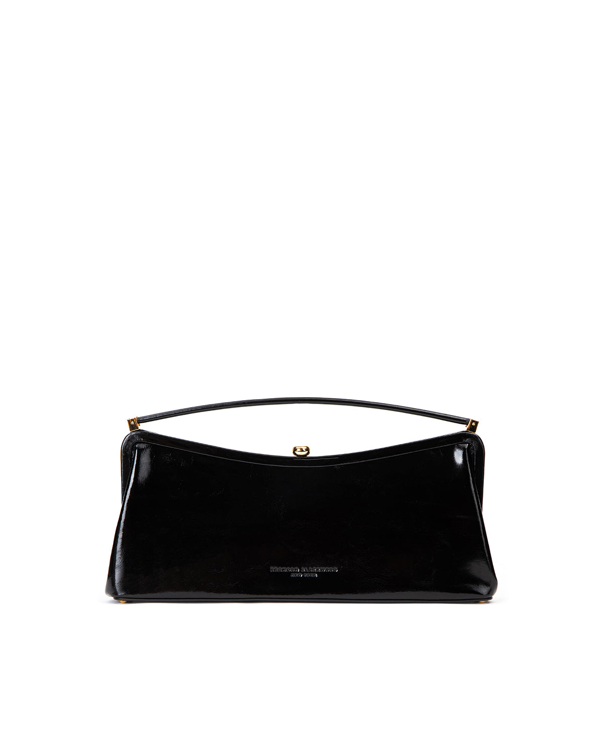 Brandon Blackwood New York - Long Evening Bag - Black Oil Leather