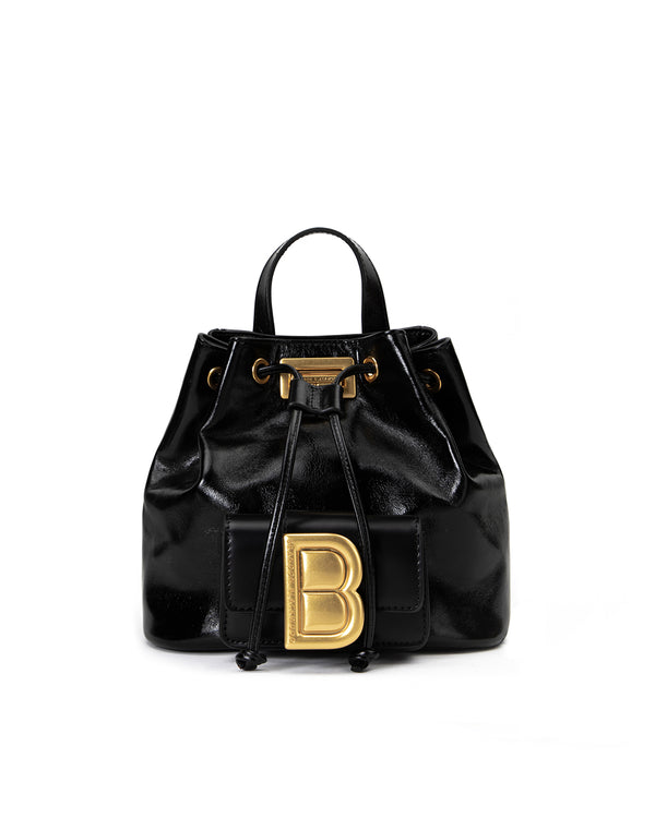 Black Oiled Leather w/ Gold