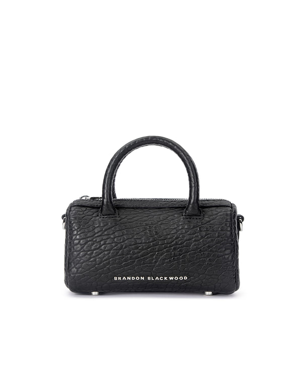 Black Bubble Leather