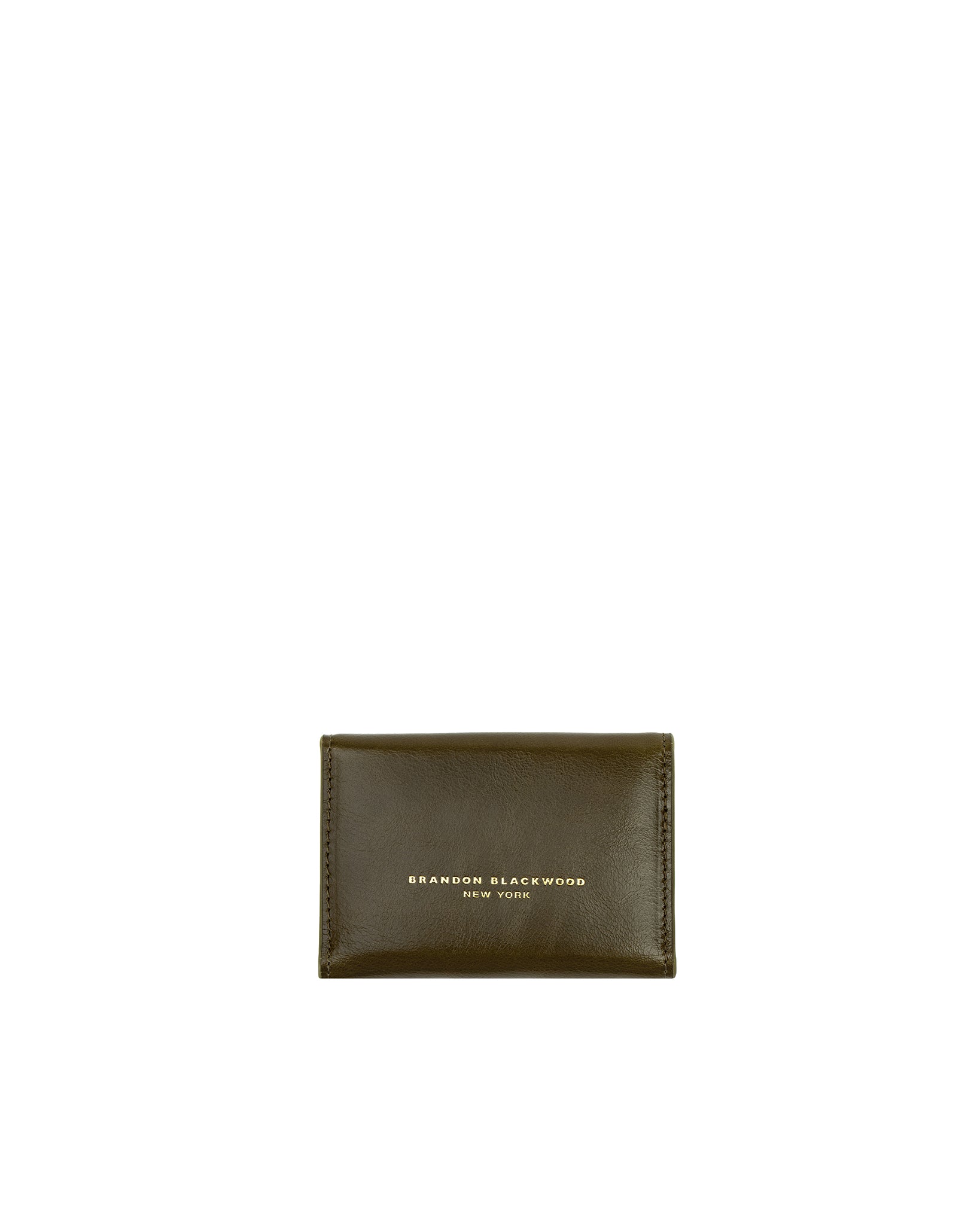 Brandon Blackwood New York - Neema Key Pouch - Green Oil Leather