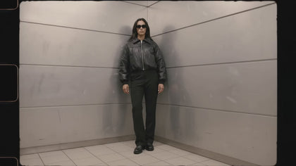 Leather Puffer Jacket thumbnail 7