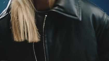 Leather Puffer Jacket thumbnail 6
