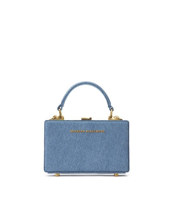 Blue Denim w/ Brass Hardware