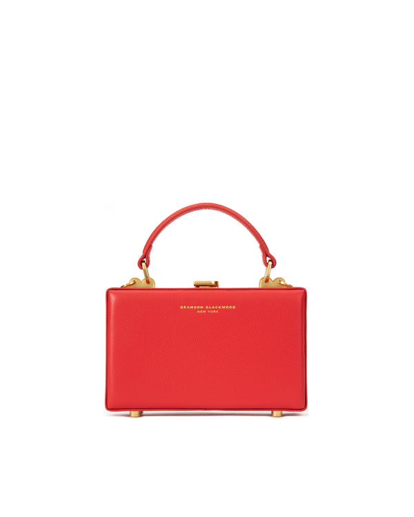 Red Leather w/ Brass Hardware