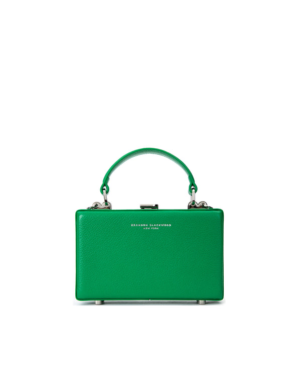 True Green Leather w/ Silver Hardware