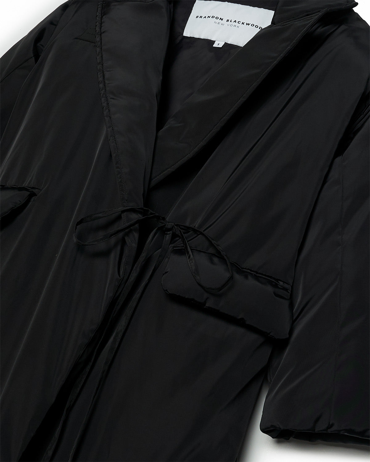 Brandon Blackwood New York - Tailored Puffer Coat - Black Nylon