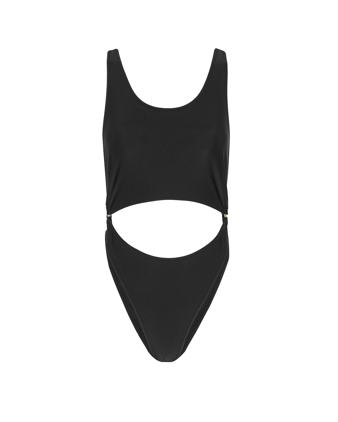 Brandon Blackwood New York - Cutout One-Piece Swimsuit - Black