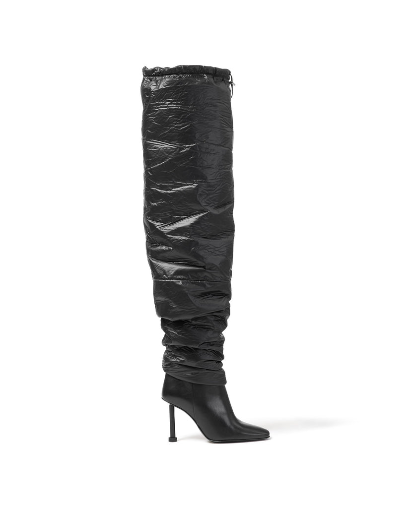 Blair Puffer Thigh High Boot Brandon Blackwood New York