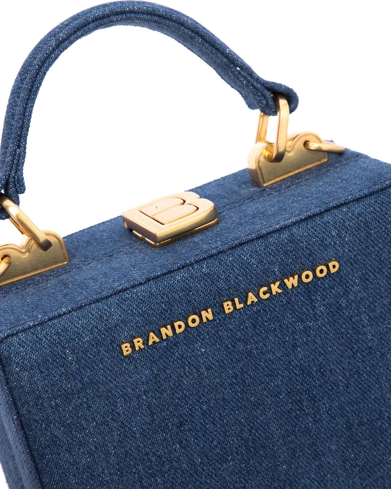 Brandon Blackwood New York - Mini Kendrick Trunk - Navy Blue Denim