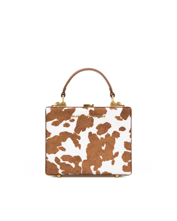 Brown Cow Print Ponyhair