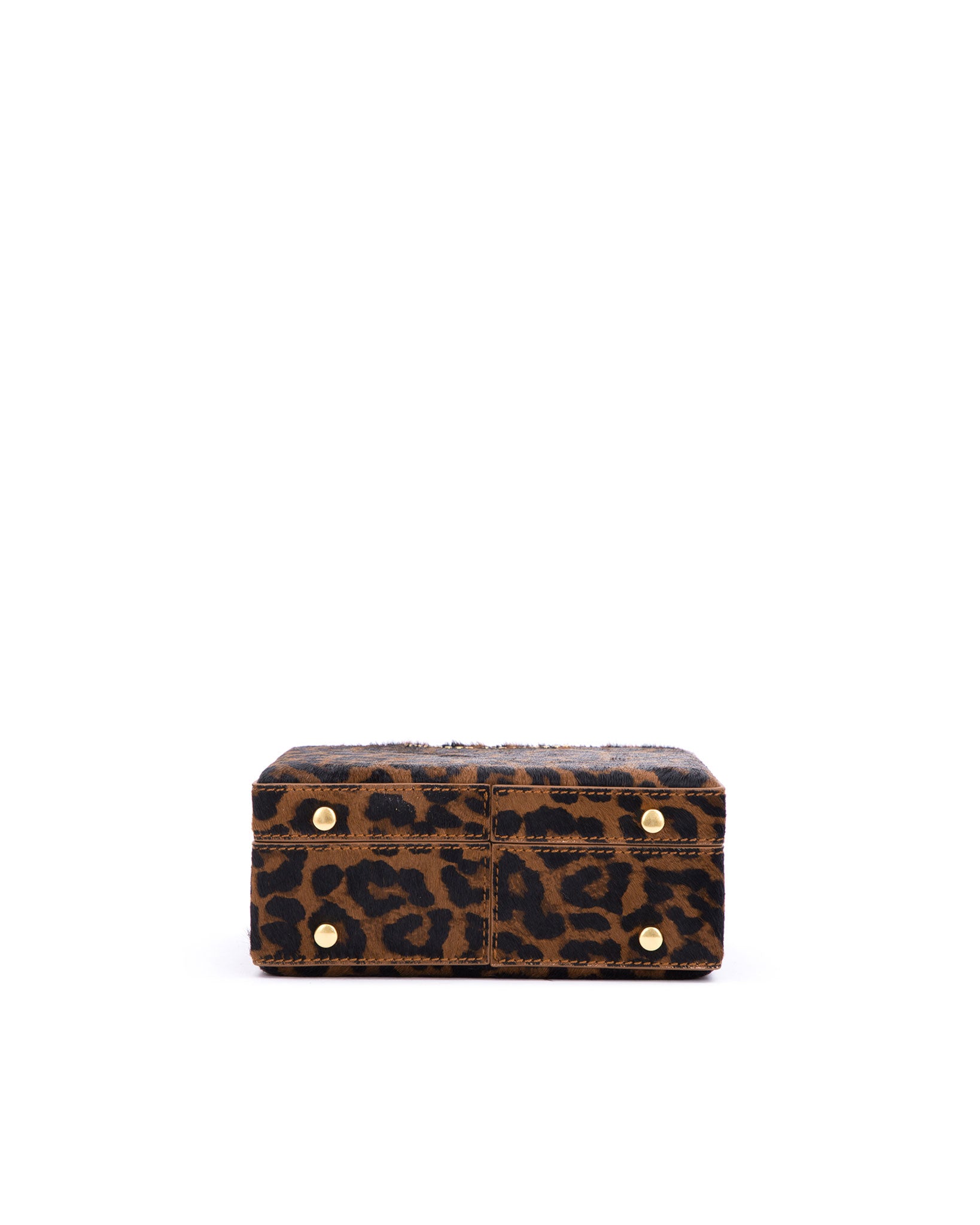 Leopard Hair on Hide 'Jordan' Crossbody with Genuine LV Patch by