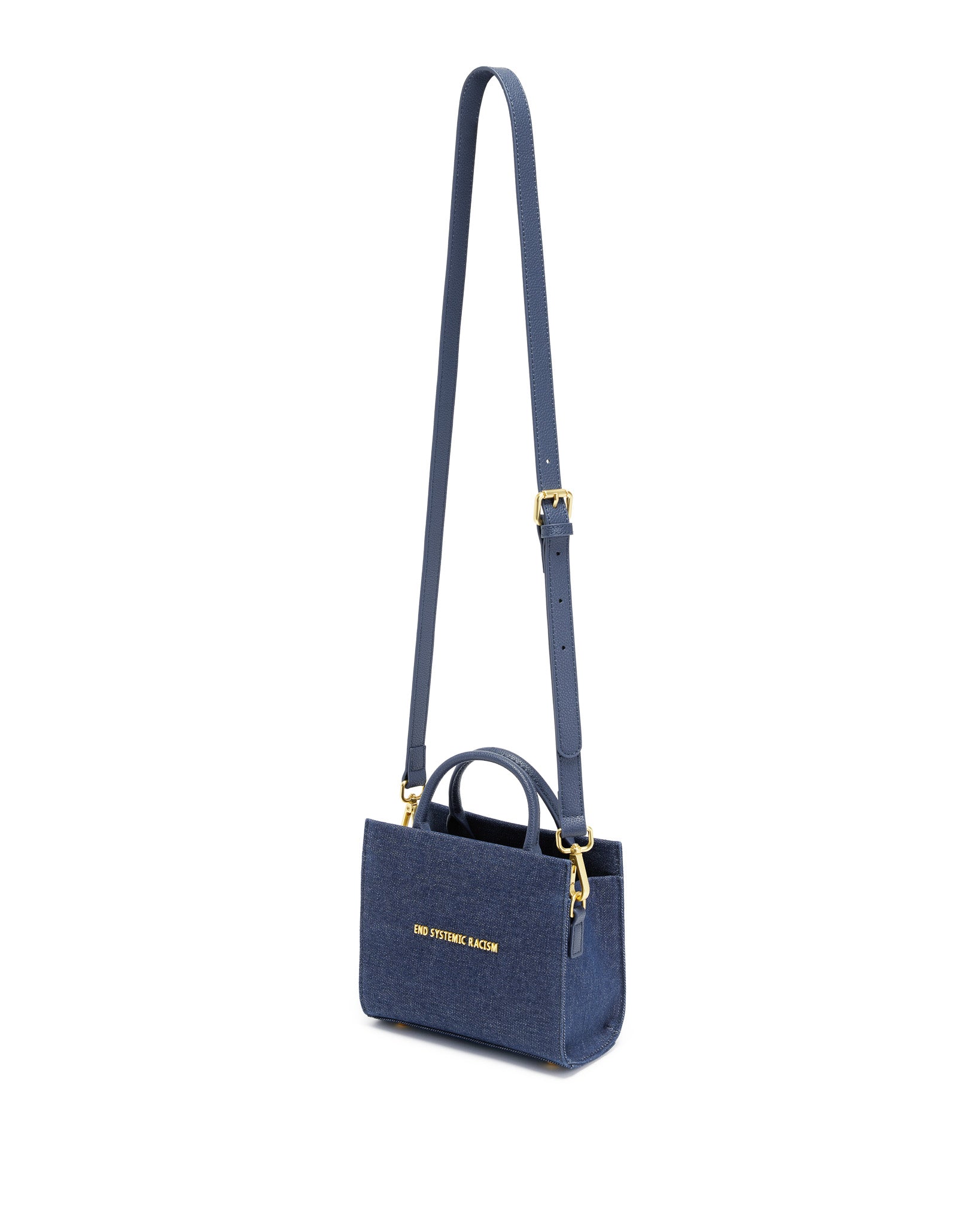 B Sides Denim Remakb Tote Bag-