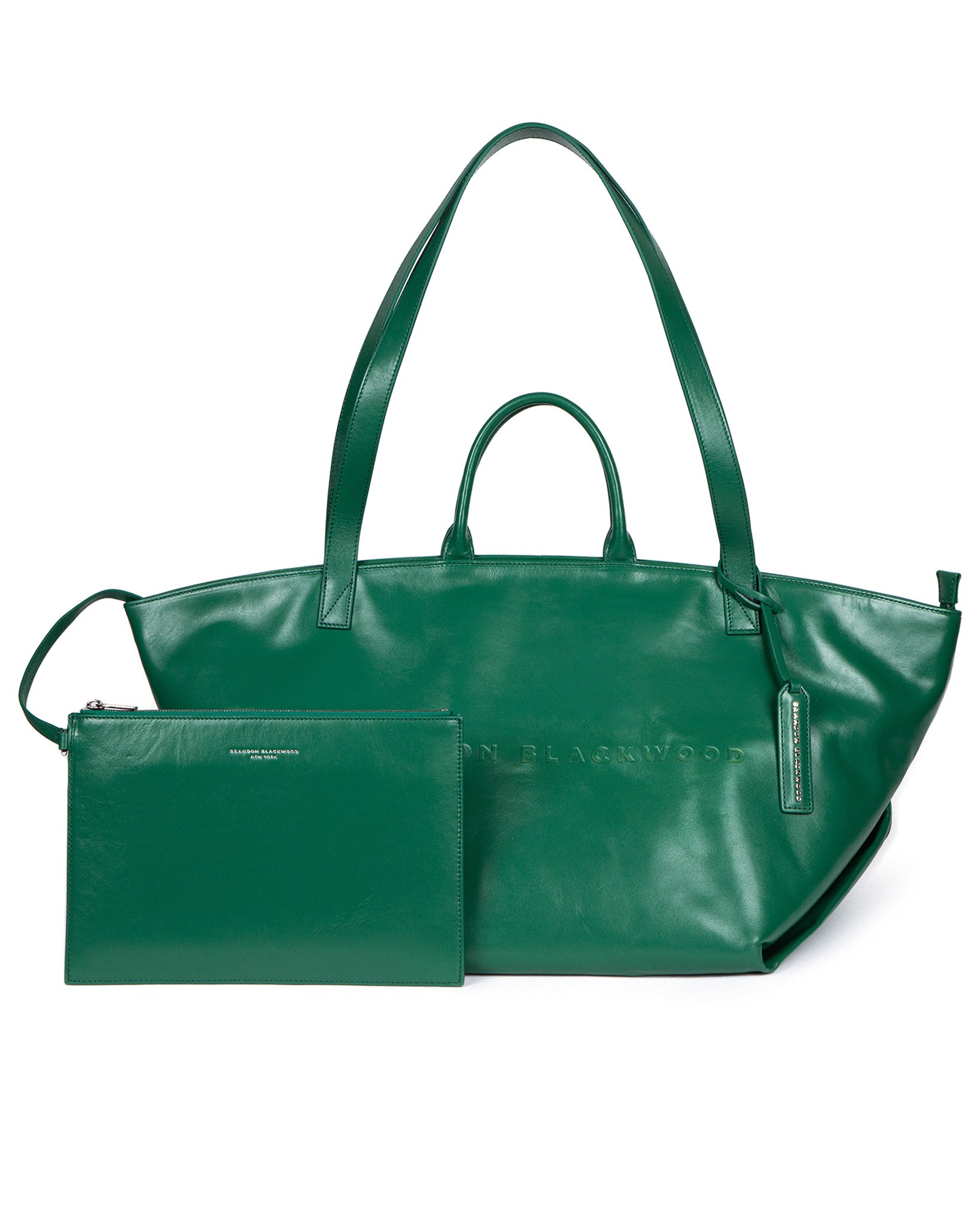 Brandon Blackwood New York - Everyday Tote - Forest Green Leather