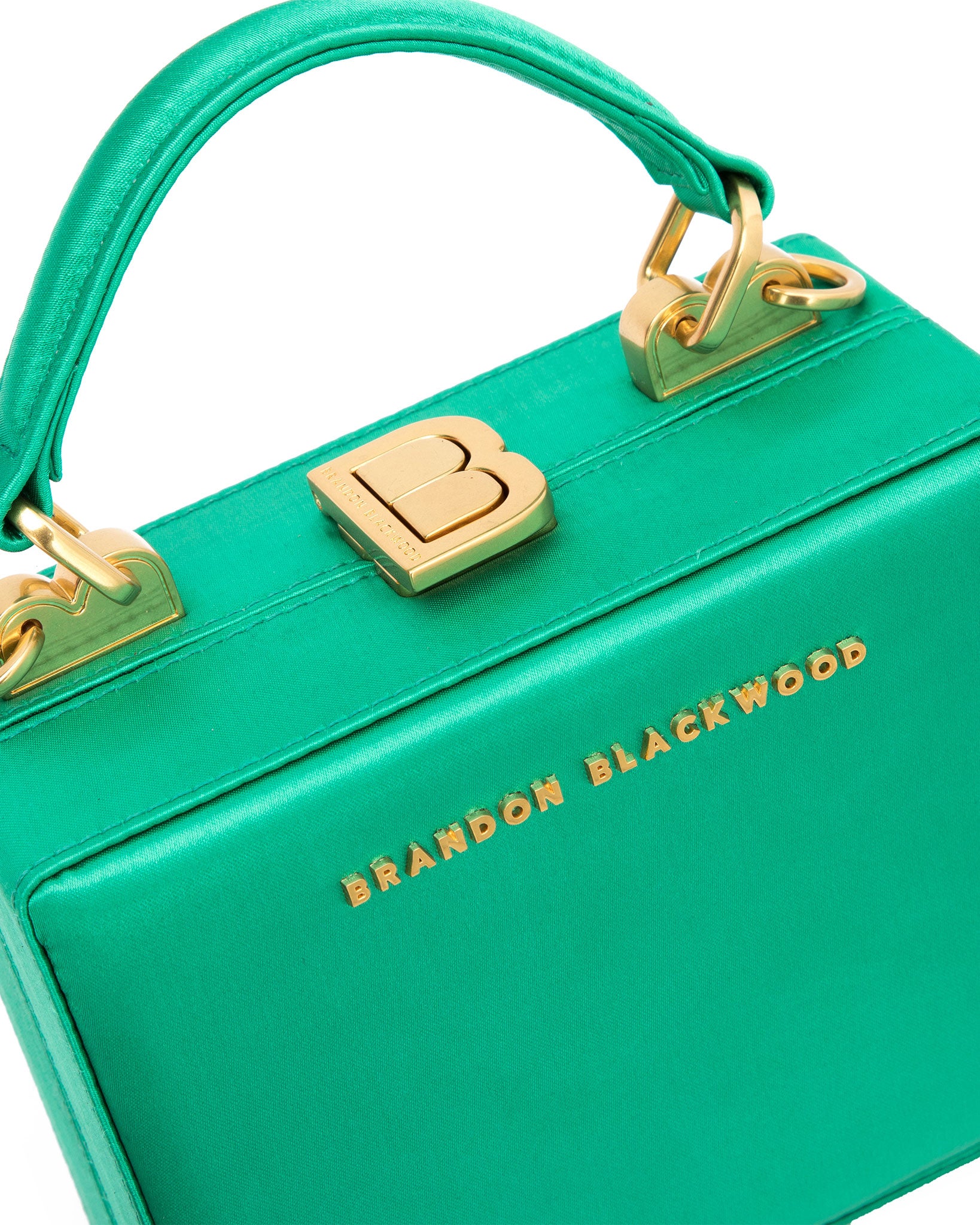 Brandon Blackwood Kendrick Mini Trunk Embellished Top-handle Bag