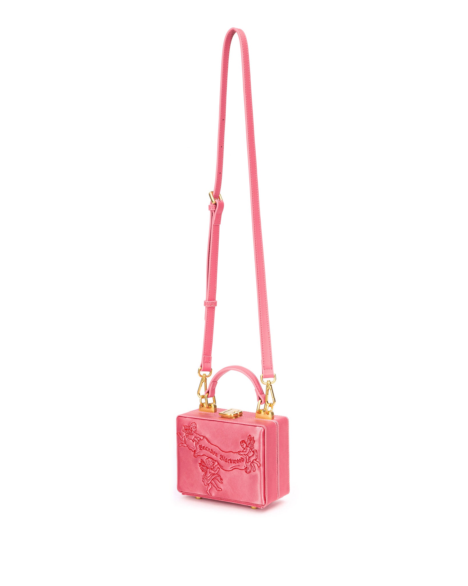 Brandon Blackwood New York - Mini Kendrick Trunk - Pink Satin Cherub