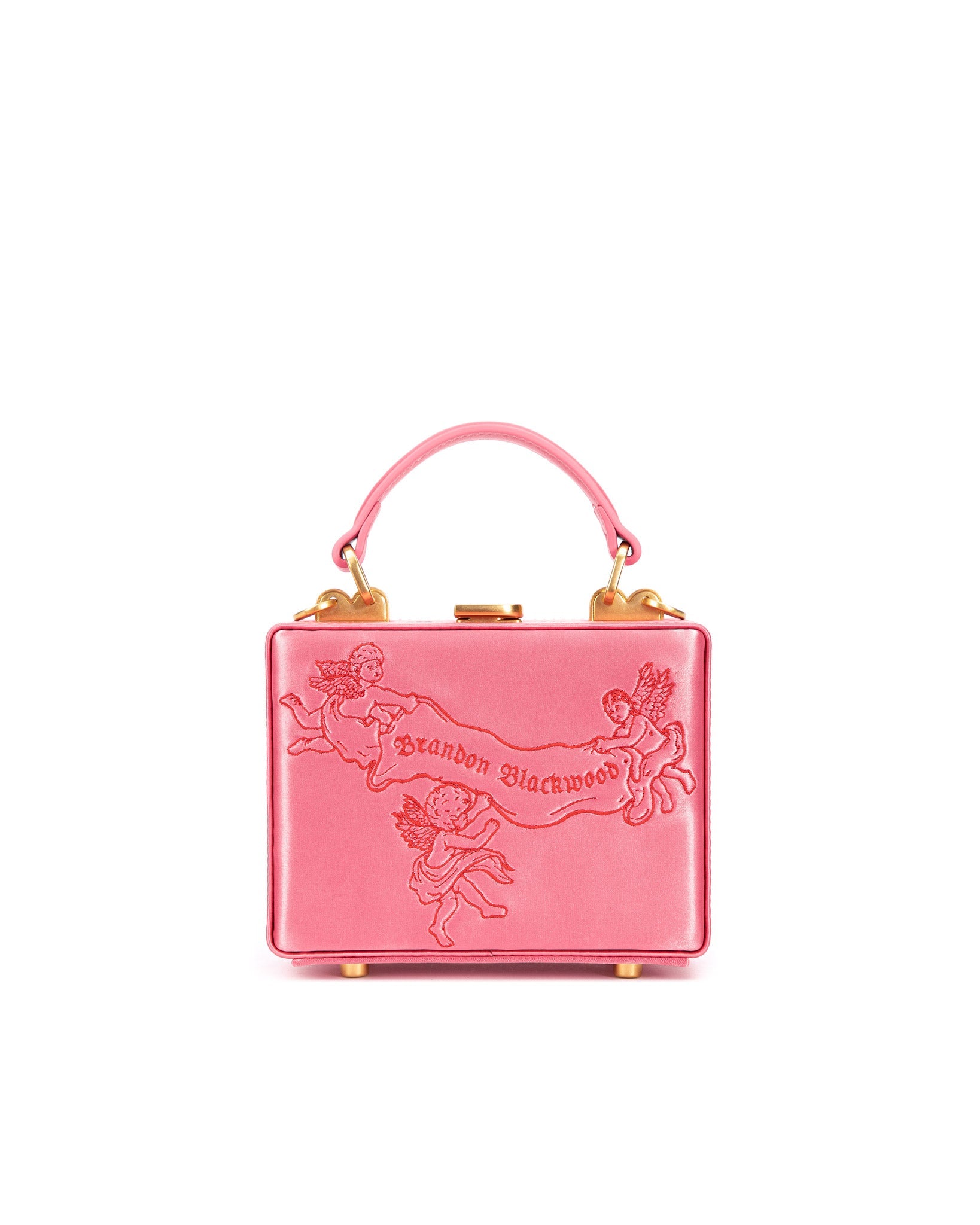 Brandon Blackwood New York - Mini Kendrick Trunk - Pink Satin Cherub