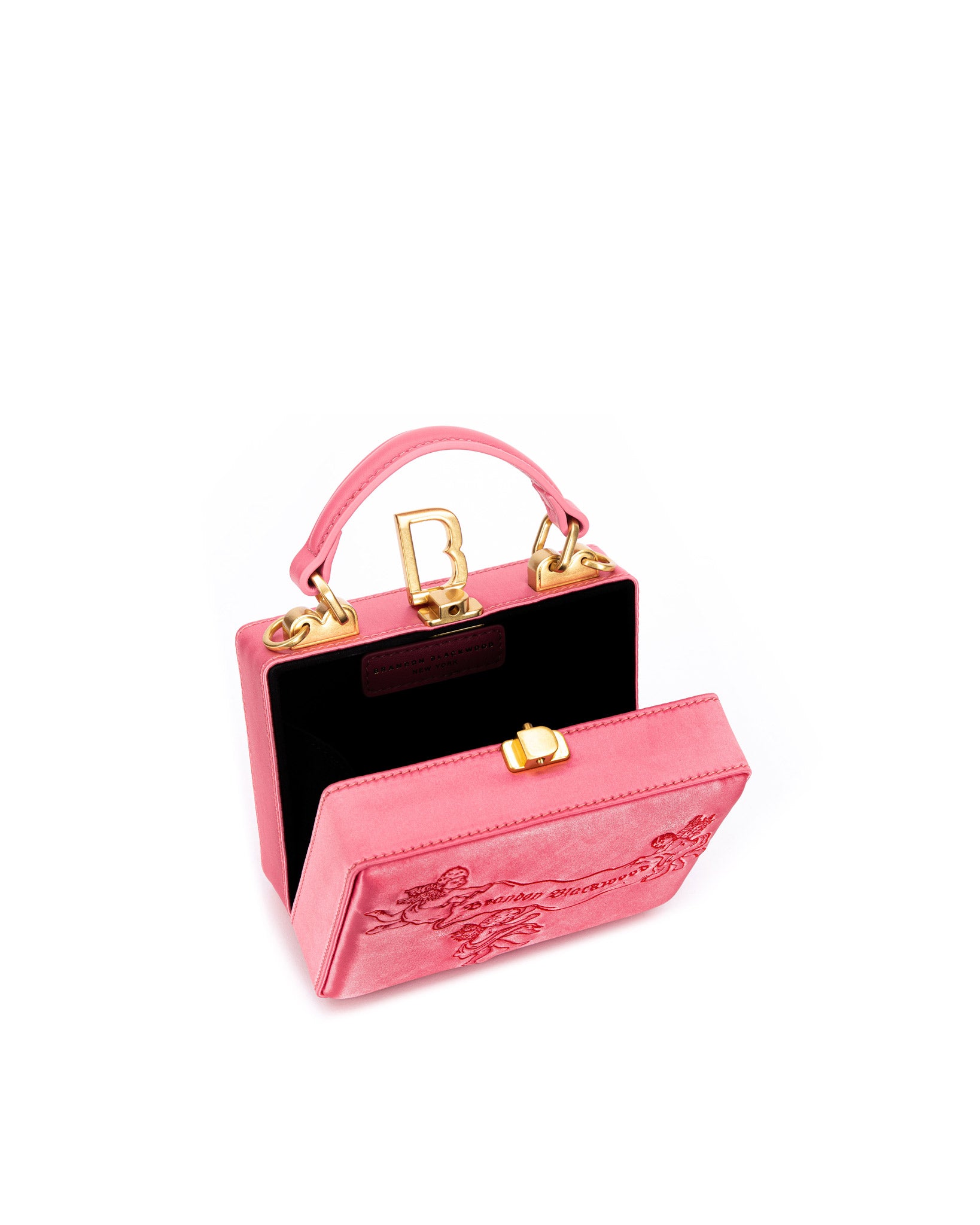 Brandon Blackwood New York - Mini Kendrick Trunk - Pink Satin Cherub