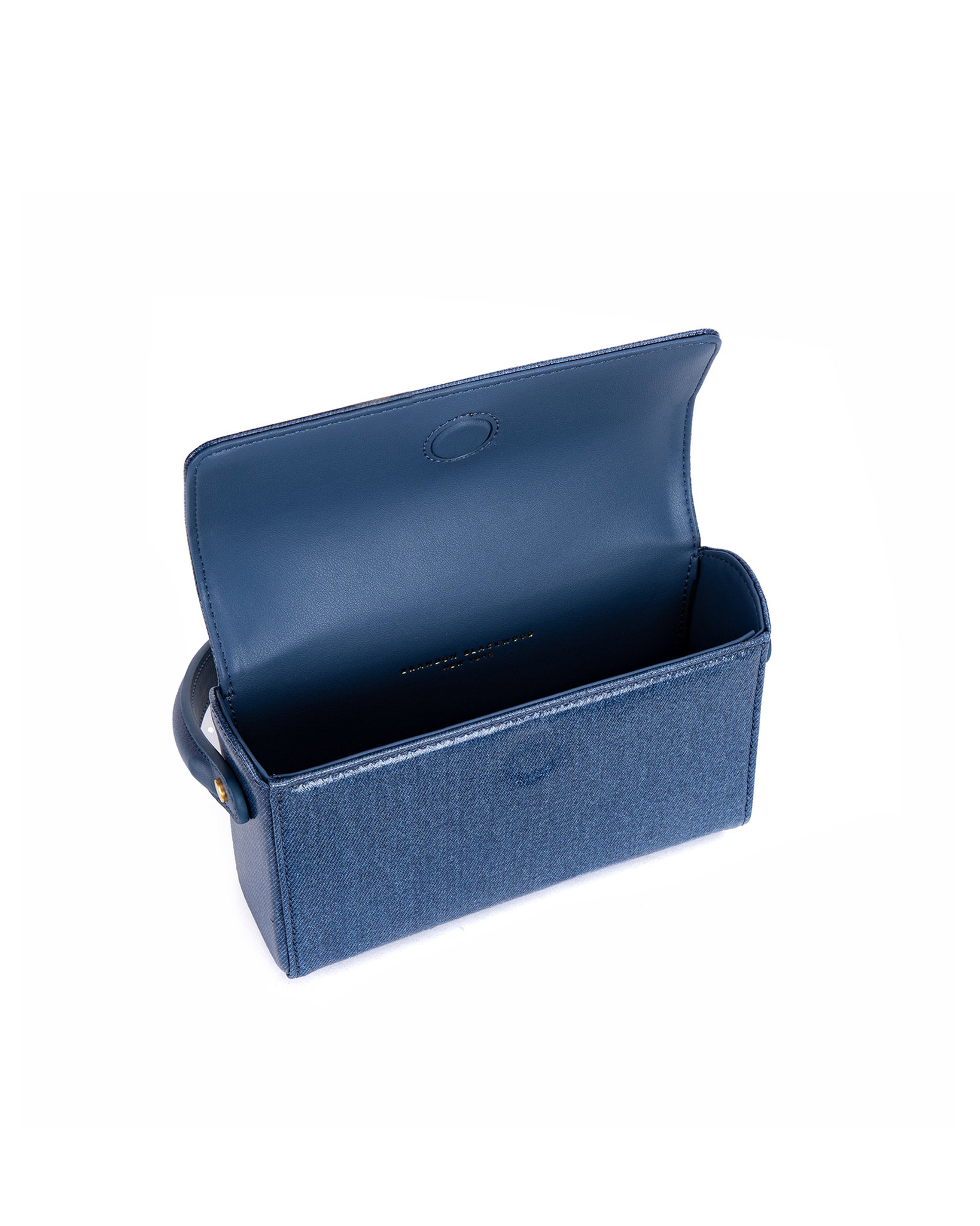 Celine medium box bag in blue green teal pebbles leather