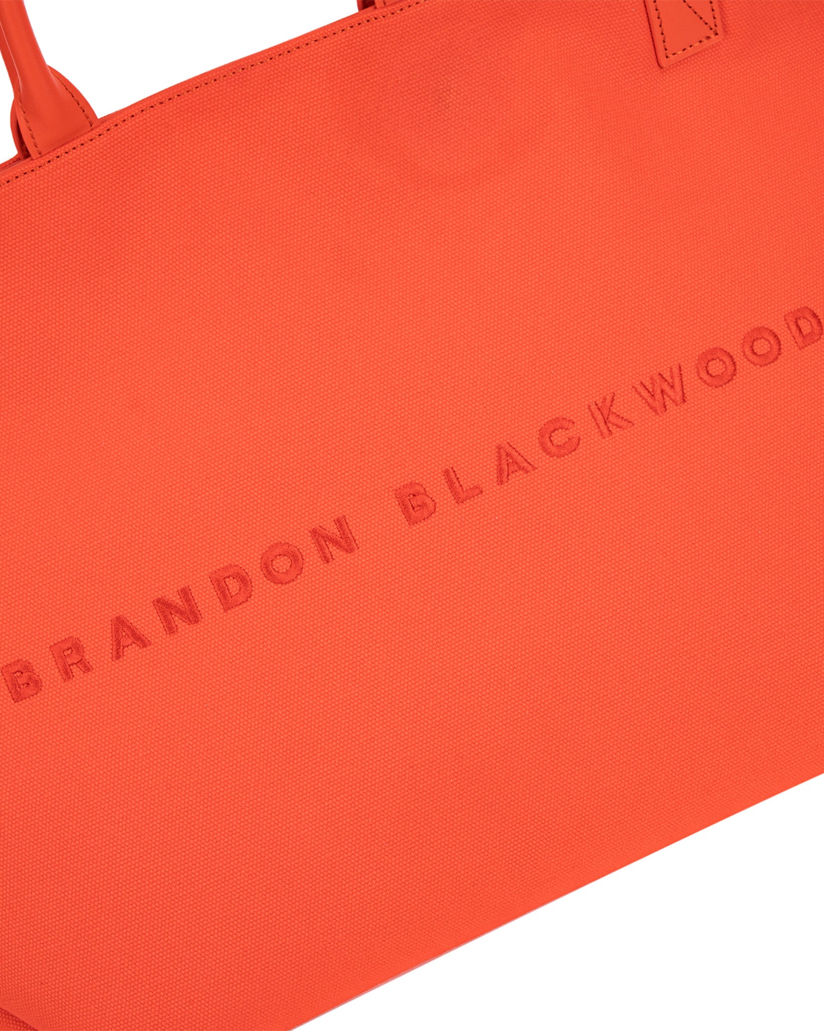 Brandon Blackwood New York - Everyday Tote - Orange Canvas