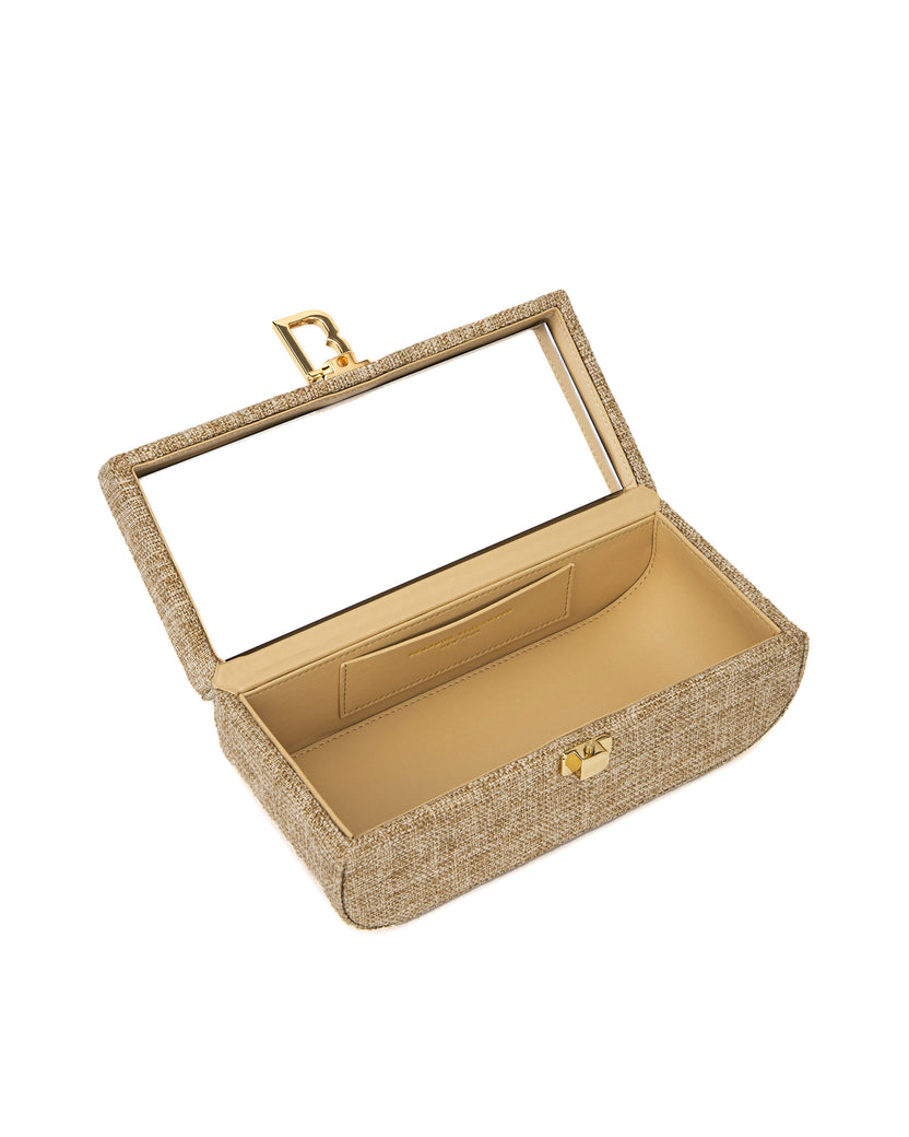 Vanity Purse 24K Gold Plated Hardware Brandon Blackwood New York