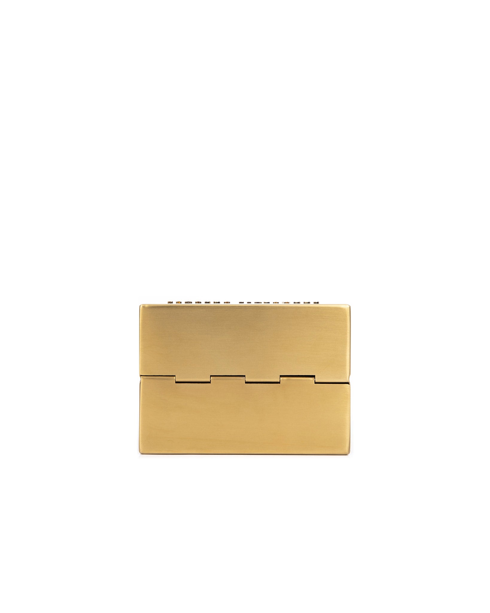 Brandon Blackwood New York - Mini Metal Minaudière - Gold