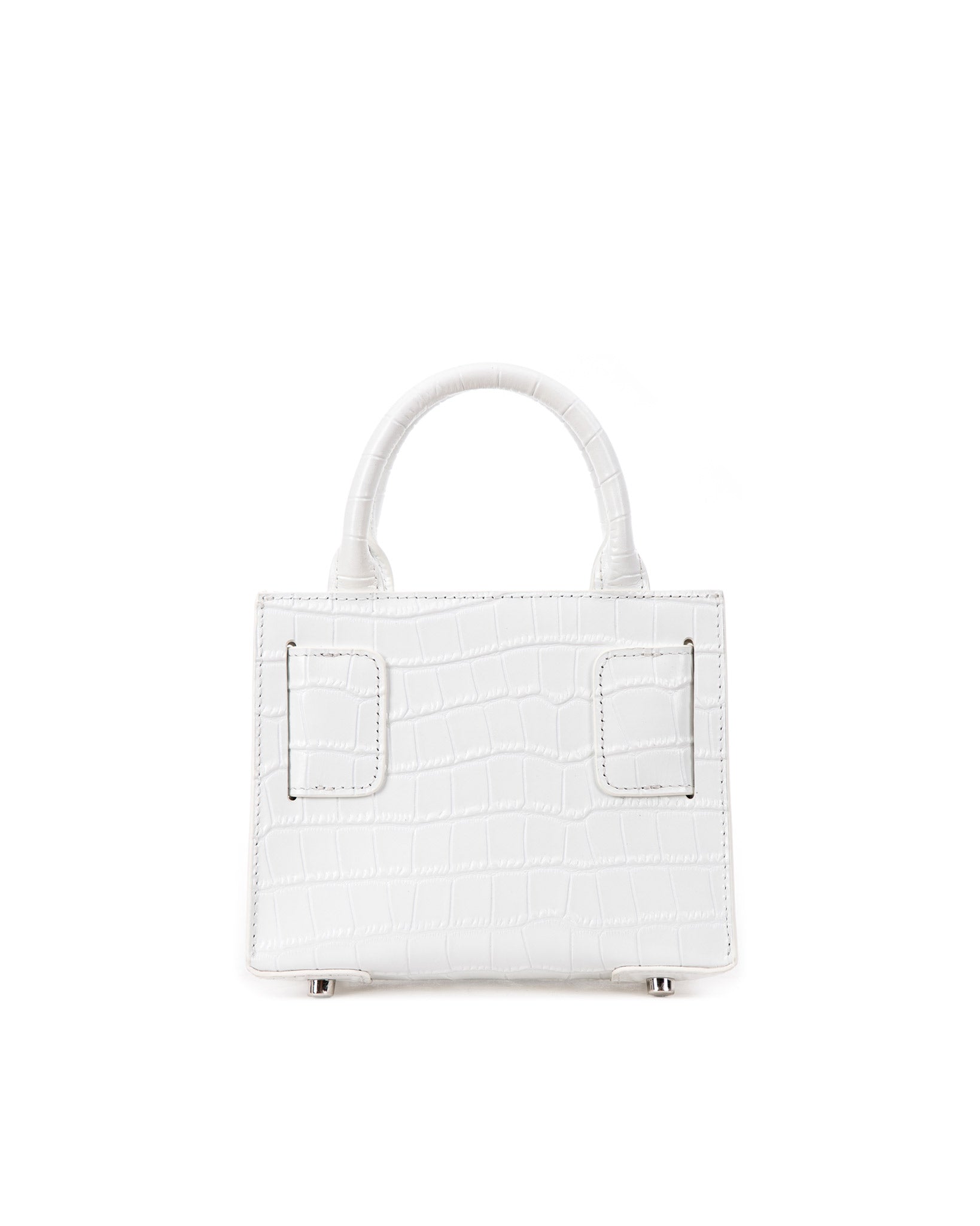 White croc best sale embossed bag