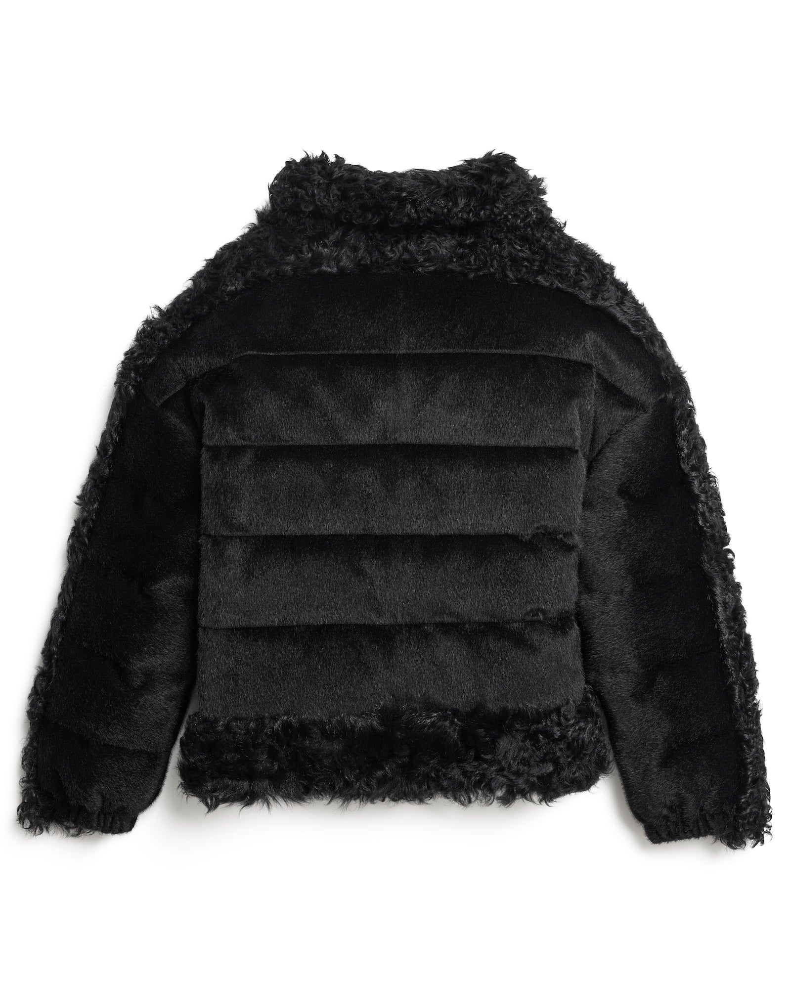 LV - Short Pillow Puffer Wrap Coat Black