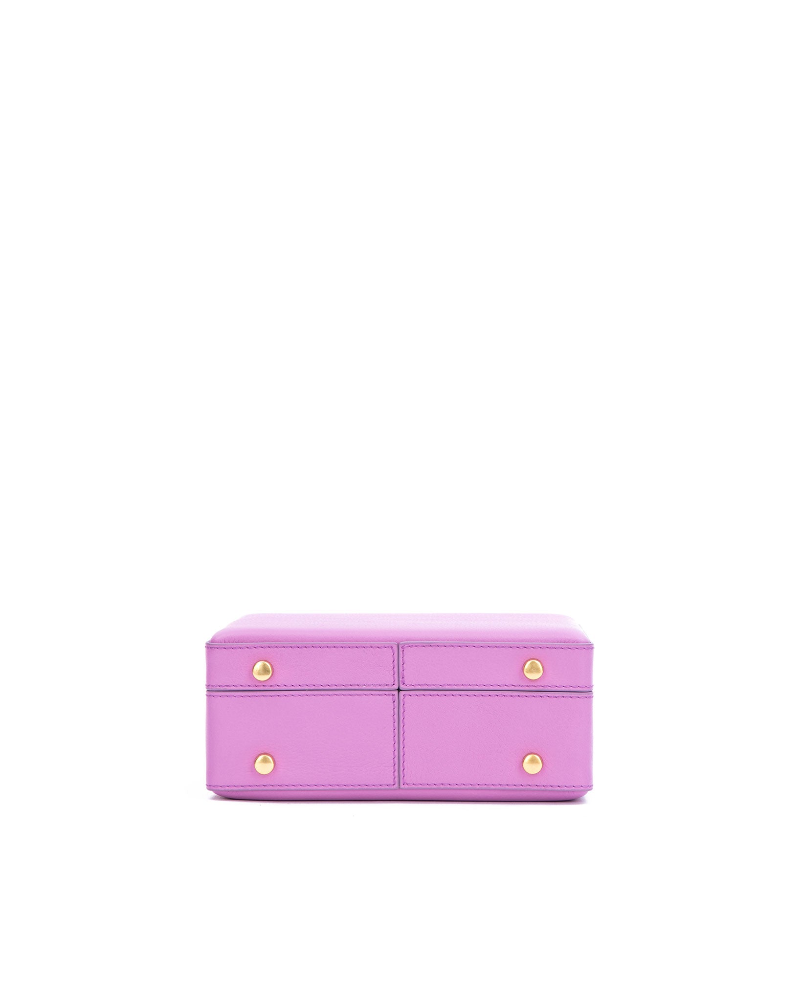 Brandon Blackwood New York - Kendrick Trunk - Light Purple Leather w/ Brass Hardware