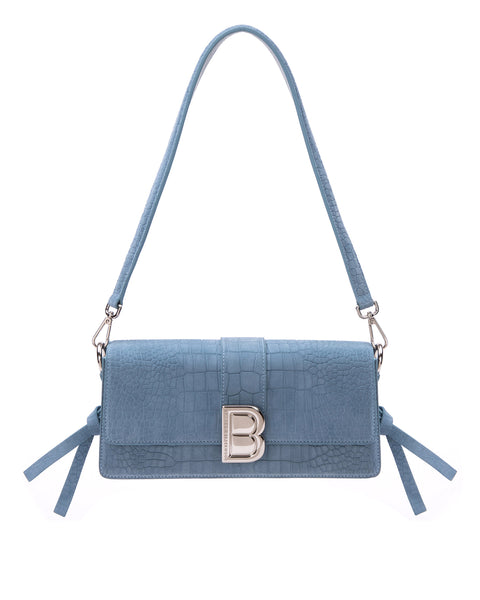 Handbag Brandon Blackwood Blue in Suede - 25734908