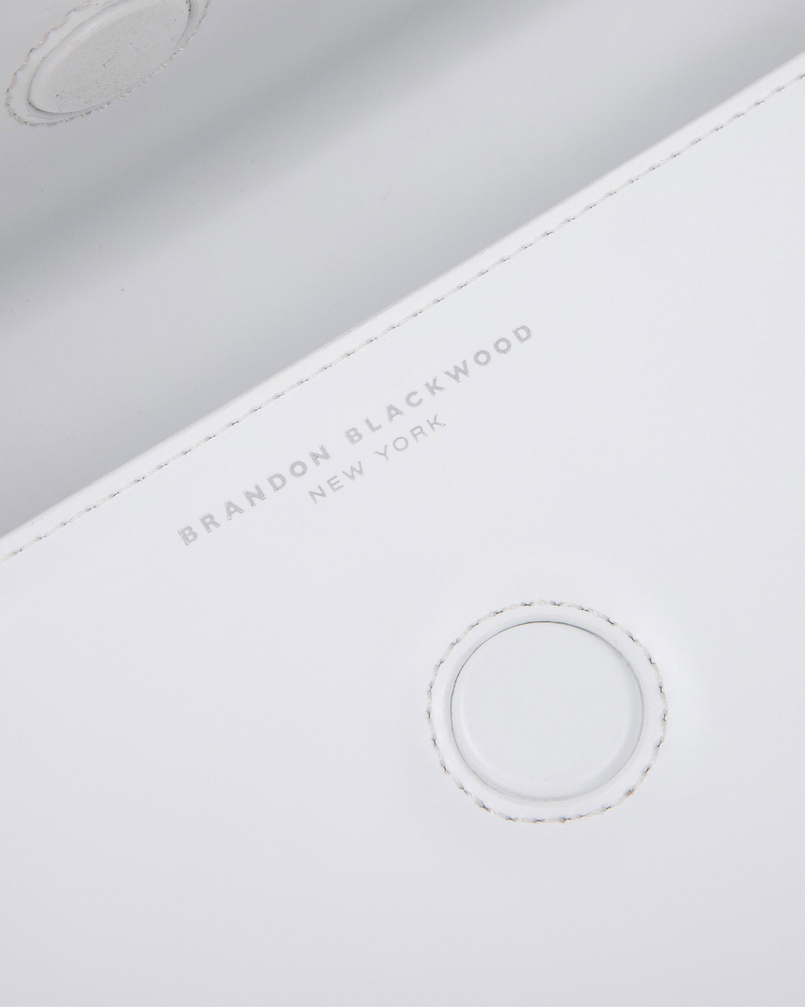 Brandon Blackwood New York - Nia Bag - White Hard Leather