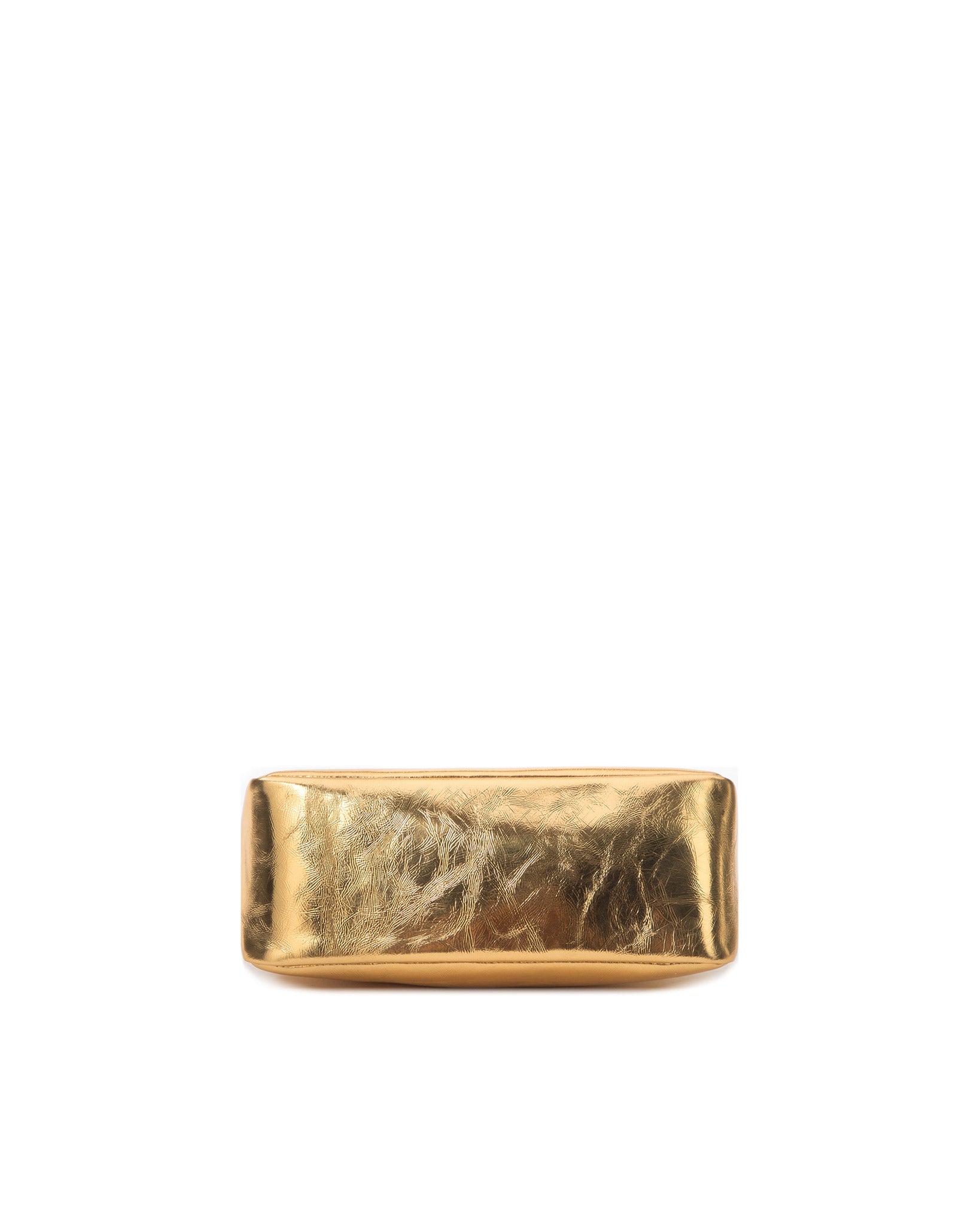 Brandon Blackwood New York - Cortni Bag - Cracked Metallic Gold Leather