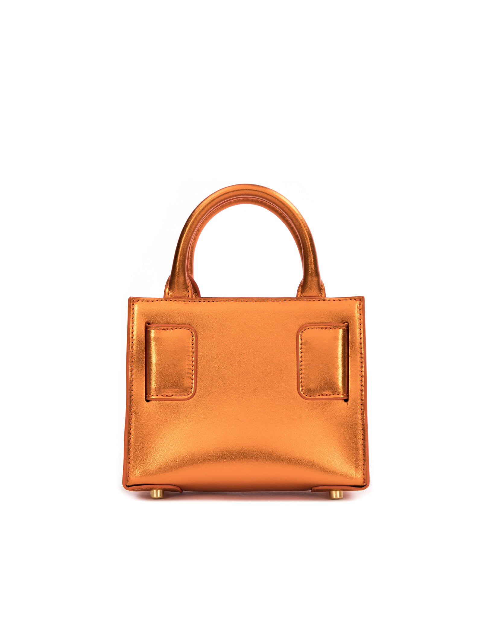 Brandon Blackwood New York - Kuei Bag - Metallic Orange Leather