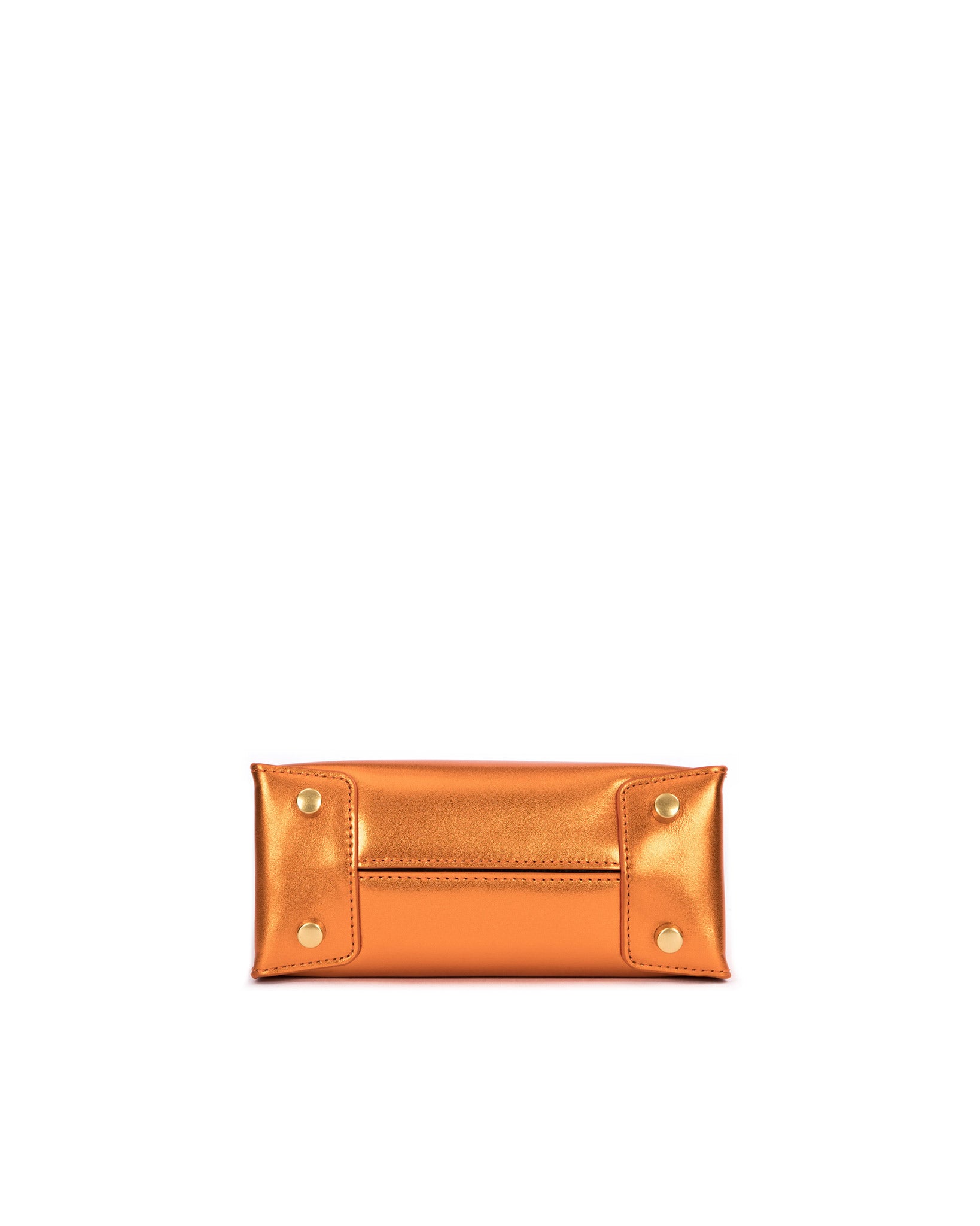 Brandon Blackwood New York - Kuei Bag - Metallic Orange Leather