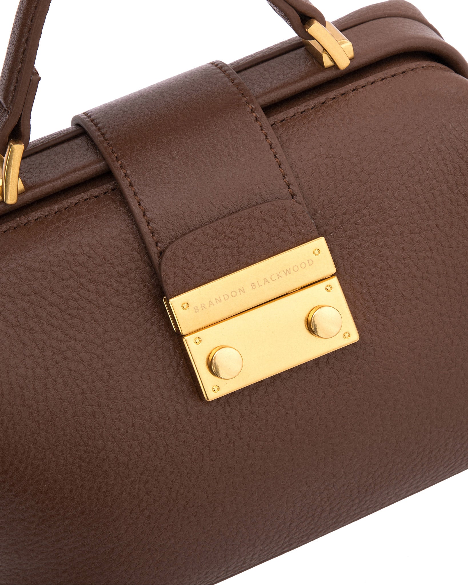 Brandon Blackwood New York - Elizabeth Doctor Bag - Brown Leather