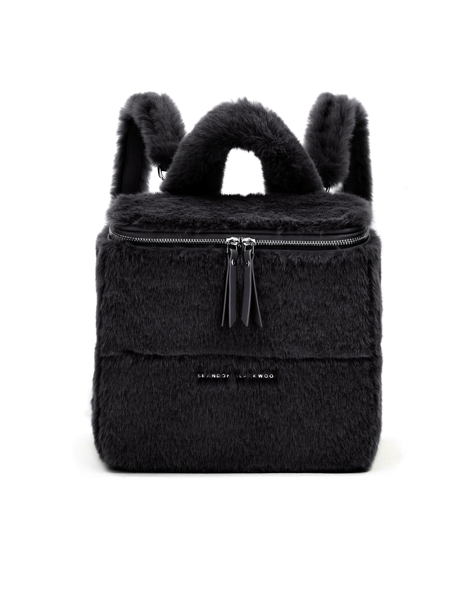 Brandon Blackwood New York - Portmore Backpack - Black faux mink