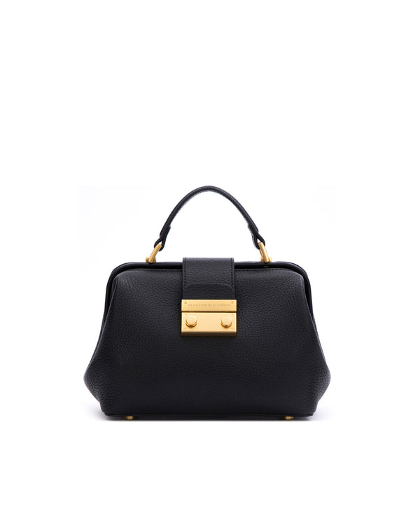 Black Leather w/ Brass Hardware